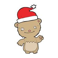 cartoon christmas teddy bear N21