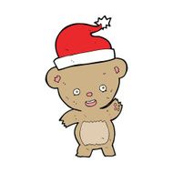 cartoon christmas teddy bear N22