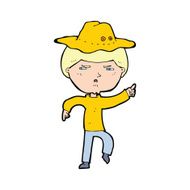 cartoon man in hat N27