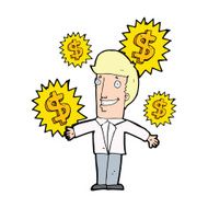 cartoon salesman N6
