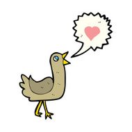 cartoon singing bird N4