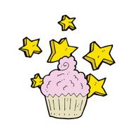 cartoon magical cupcake N9