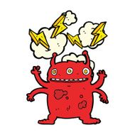 cartoon space alien N37