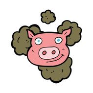 Dirty Pig Cartoon N8