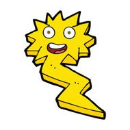 cartoon electric lightning bolt N4