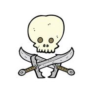 skull and swords symbol N4