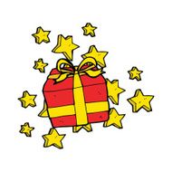 Cartoon Christmas Presents N16