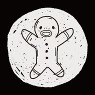 gingerbread man doodle N15