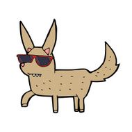 cartoon cool dog N4