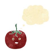cartoon tomato with thought bubble N2