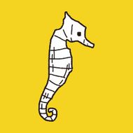 Hippocampus doodle N4