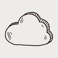 internet cloud doodle drawing N57