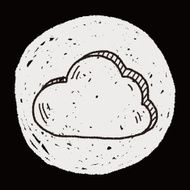 internet cloud doodle drawing N69