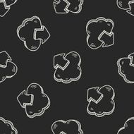 internet cloud doodle drawing N86