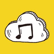 internet cloud doodle drawing N90