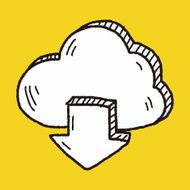internet cloud doodle drawing N91