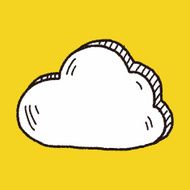 internet cloud doodle drawing N92
