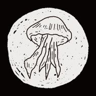 Jellyfish doodle N10