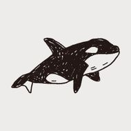Killer Whale doodle N2