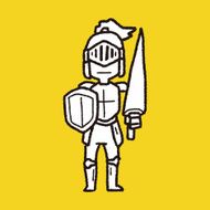 knight doodle N32