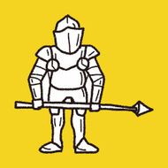 knight doodle N40