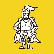 knight doodle N42