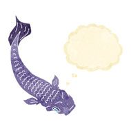 cartoon fish with thought bubble