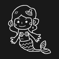 Mermaid doodle N9