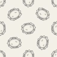 mirror doodle seamless pattern background N2