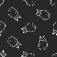 mirror doodle seamless pattern background N3