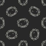 mirror doodle seamless pattern background N4