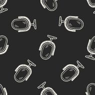 mirror doodle seamless pattern background N5