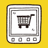 mobile shopping doodle N3