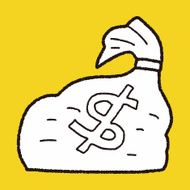 money bag doodle N3