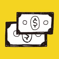 money bill doodle drawing N8