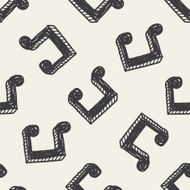 music note doodle drawing N29