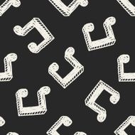 music note doodle drawing N30