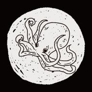 octopus doodle N11