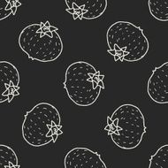 Passion Fruit doodle seamless pattern background N2