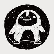 penguin doodle N13