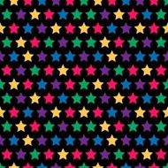 seamless stars pattern in retro color N3