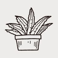 plant doodle N166