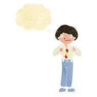 cartoon man wearing braces with thought bubble N2