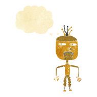 cartoon robot with thought bubble N2
