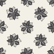 plant doodle seamless pattern background N47