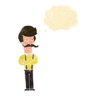 cartoon man with mustache thought bubble N2