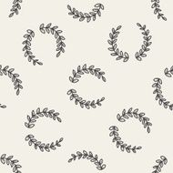 plant doodle seamless pattern background N54