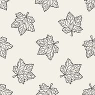 plant doodle seamless pattern background N59