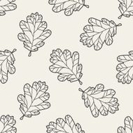 plant doodle seamless pattern background N60