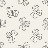 plant doodle seamless pattern background N65